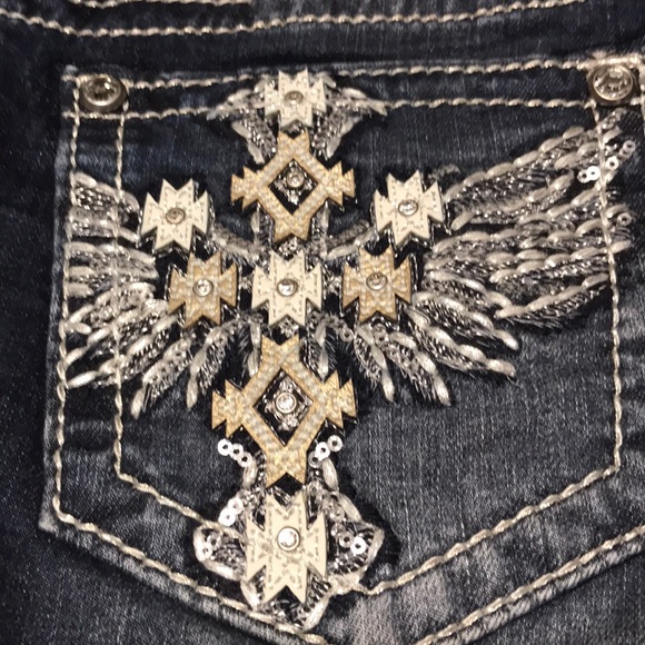 Miss me jeans Bermuda Size 28 - Picture 2 of 7